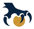 Artiglio del falco sulla preda