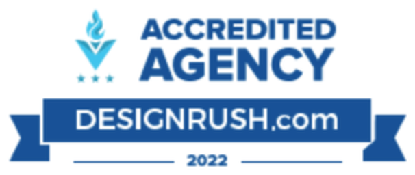 Badge DesignRush Accredited Agency 2022